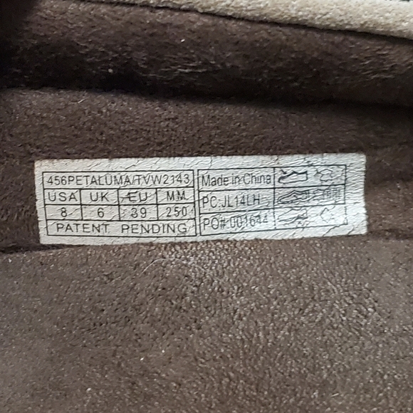 Vionic Orthaheel Petaluma Oak Taupe Suede Leather Kiltie Moc Toe Driving Loafers - Picture 10 of 10